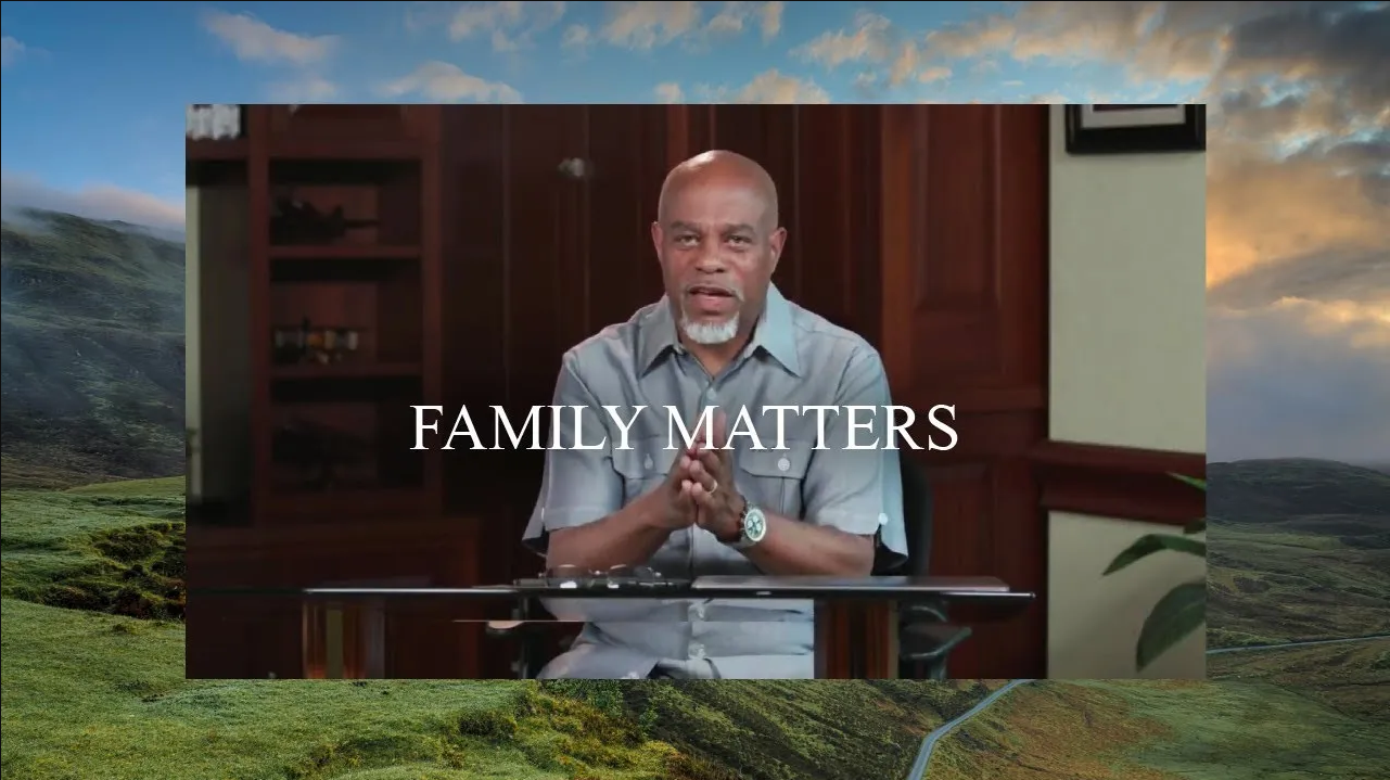 Family Matters Pastor John K Jenkins Sr Excellent Teaching
